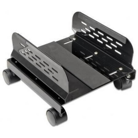 syba sy-acc65057 heavy duty all metal base and side walls cpu stand for large tower case color black