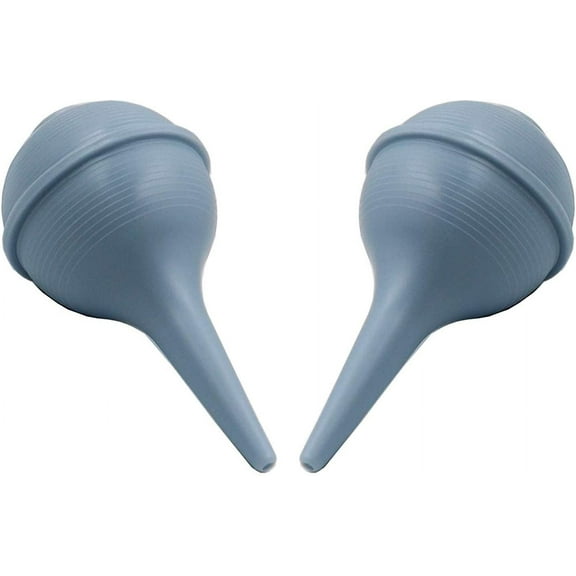 Comfort Axis Baby Nasal Aspirator and Ear wax Bulb Syringe, Blue, 2 Oz (2 Pack)