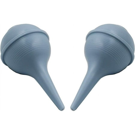 Comfort Axis Baby Nasal Aspirator and Ear wax Bulb Syringe, Blue, 2 Oz (2 Pack)