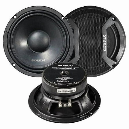 Orion CM655DC 6.5" Midbass 500 Watts 4 Ohm With Grills [pair]