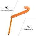 thumbnail image 2 of FUTUREORYY 6pcs Camping Pegs Aluminium Alloy Curved Hook For Rope Attachment For Tarp Use, 2 of 6