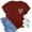 Brick Red, variant on Graphic Tees for Women T-Shirts Casual Summer Top for Women with Heart Print Graphic Lightweight Short Sleeve Tee Everyday Daily Wear Blue M