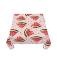thumbnail image 5 of Wukai Hand Drawn Watermelon Waterproof Tablecloth for Kitchen Dining, Fits Square Tables for 2-4 Seats -54"x54", 5 of 7