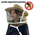 thumbnail image 5 of Sombrero de velo de apicultura Sombrero de apicultor con red anti-abejas Suministros profesionales de apicultura, 5 of 5