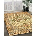 thumbnail image 2 of Ahgly Company Indoor Rectangle Traditional Chrome Gold Yellow Medallion Area Rugs, 3' x 5', 2 of 6