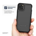 thumbnail image 3 of Encased Heavy Duty Apple iPhone 11 Pro Max Case (2019 Rebel Armor) Military Grade, Full Body Protective Rugged Cover (Black), 3 of 6