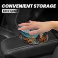 thumbnail image 4 of Wukai Galactic Jungle Dinosaurs Print Car Trash Can - Easy to Clean Hanging Garbage Bin - Removable Liner - Leak-Car Garbage Can - Waterproof Trash Can for Car and SUV, 4 of 7