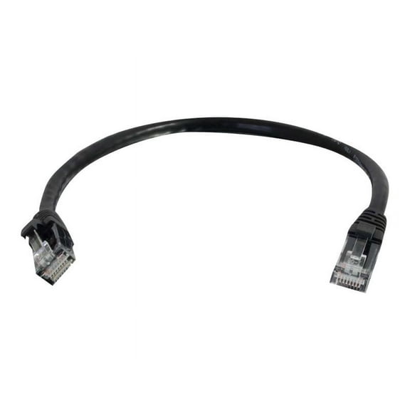 C2G 6in Cat5e Snagless Ethernet Cable-Black