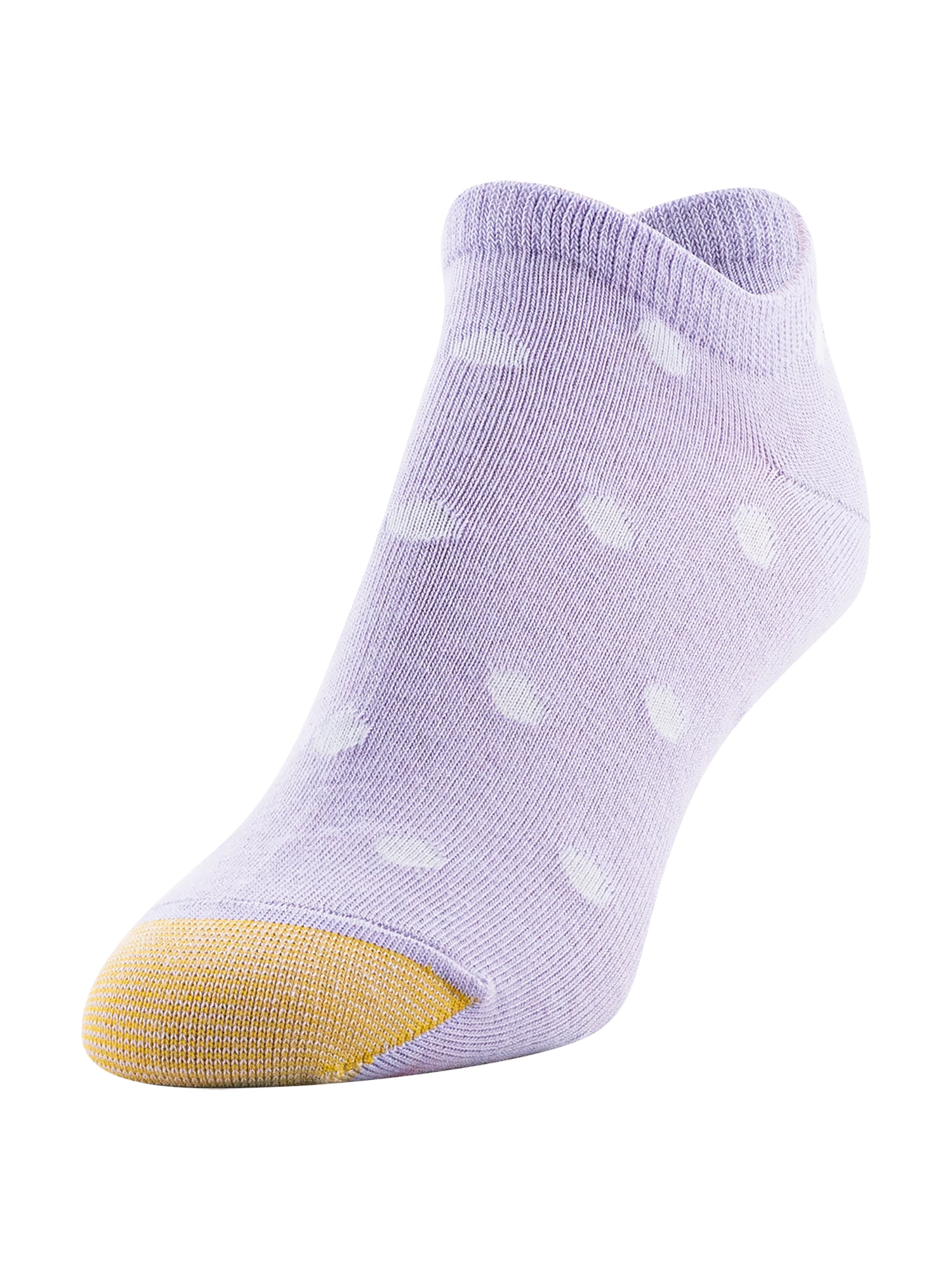 GoldToe Edition Women's Polka Dot Liner Socks Assorted, 6 Pairs, Size 6-9