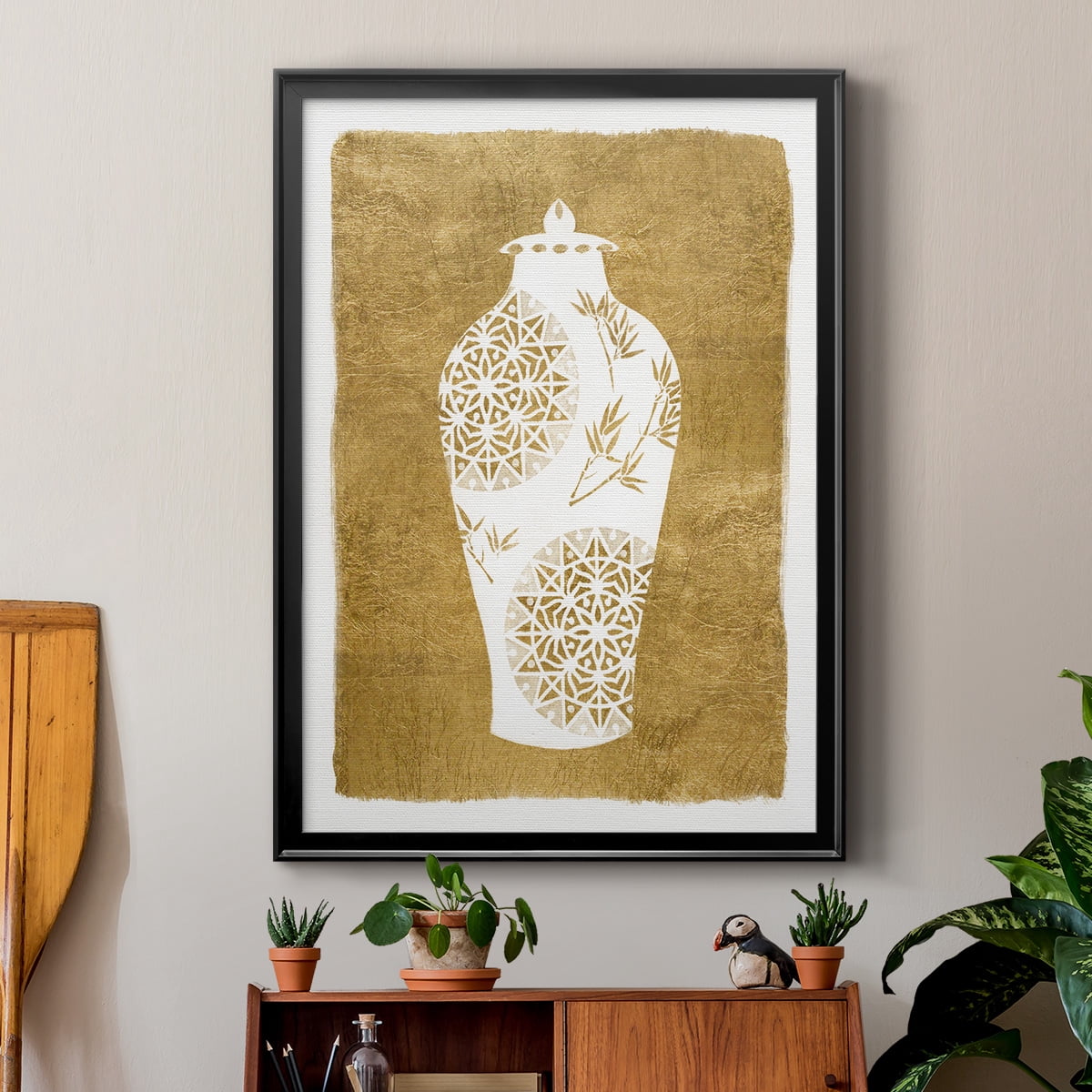 Golden Urn II Premium Classic Framed Print - Ready to Hang