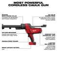 thumbnail image 4 of Milwaukee Pistolet Calfeutrant et Adhésif Sans Fil M18TM, 4 of 5