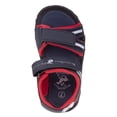 thumbnail image 5 of Beverly Hills Polo Club Hook And Loop Boys Open Toe Toddler Sport Sandals, Navy Red, 8, 5 of 5