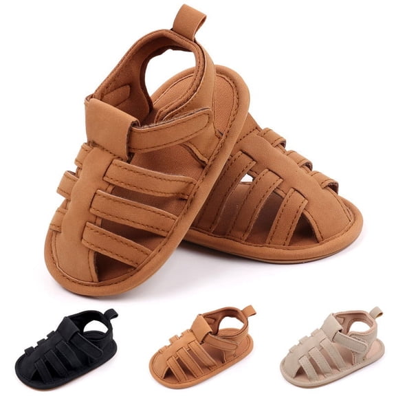 Toddler Baby Summer Soft Bottom Casual Sandals Bowknot Embroidery Cute Princess Shoes Brown qILAKOG Size 3 Months