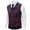 E#Wine, variant on DPTALR Men's Print Elastic Knit V-Neck Tank Top,Wine,XXL