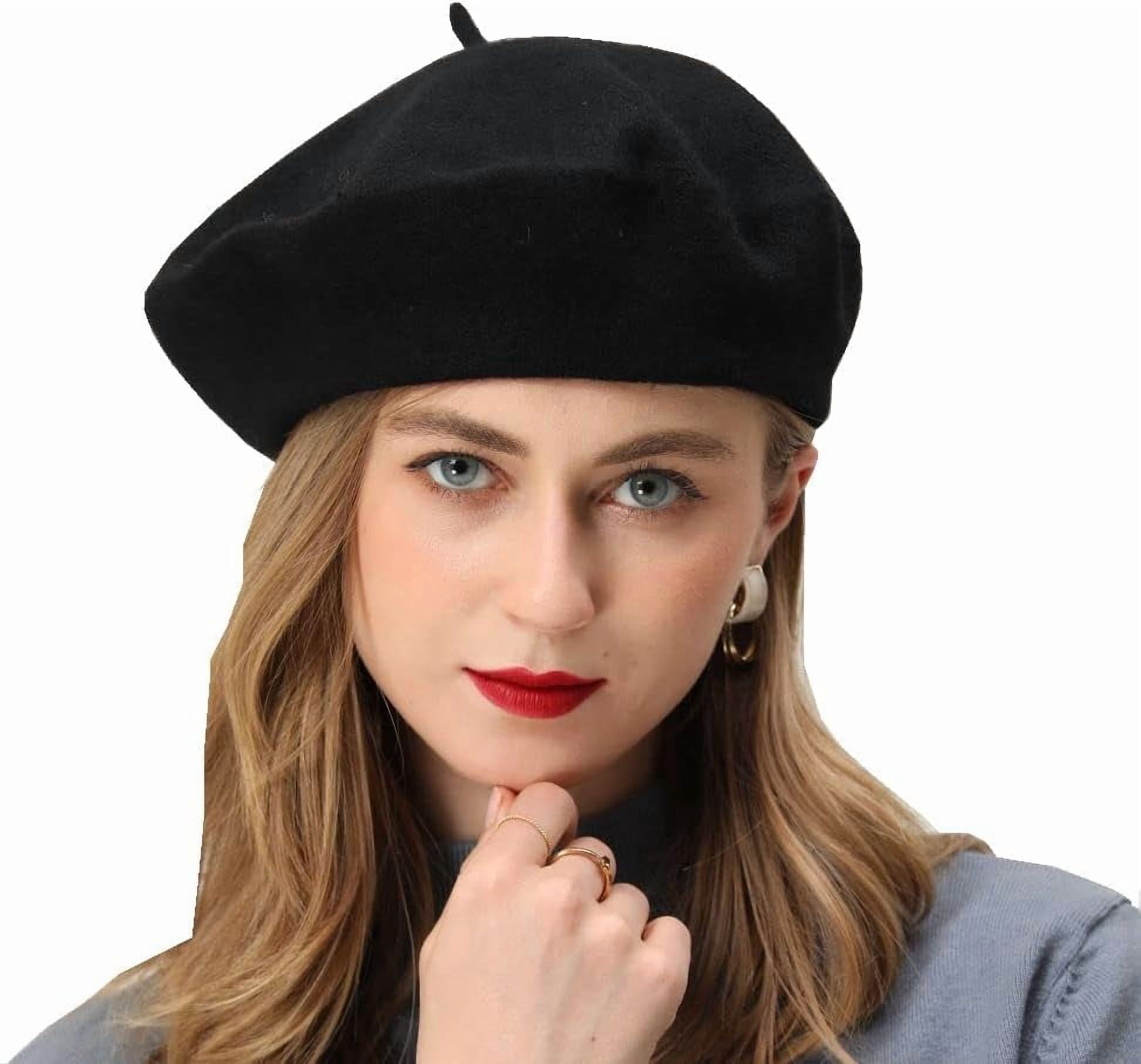 4188 Women’s Newsboy Cap Wool Blend Retro Solid Color Girls Fashion Gatsby Women main image 2