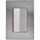 thumbnail image 1 of Apagadores Tipo Escalera Inoxium1ESilver 1Pza Apagador Escalera 125-250VCA 10A 50/60Hz Plateado Acero Inoxidable/PC., 1 of 3
