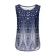 thumbnail image 5 of Camiseta Sin Mangas Para Mujer Tops Sin Mangas Blusa Casual Cuello en V Estampado Jersey Camisa Odeerbi ODB164091, 5 of 6