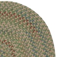 thumbnail image 3 of Colonial Mills 9' x 12' Brown and Green All Purpose Handcrafted Reversible Oval Area Throw Rug, 3 of 3