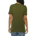 thumbnail image 4 of Big Size Adventure Is Calling Graphic Design Deluxe Jersey T-Shirt - Army Green XL, 4 of 4