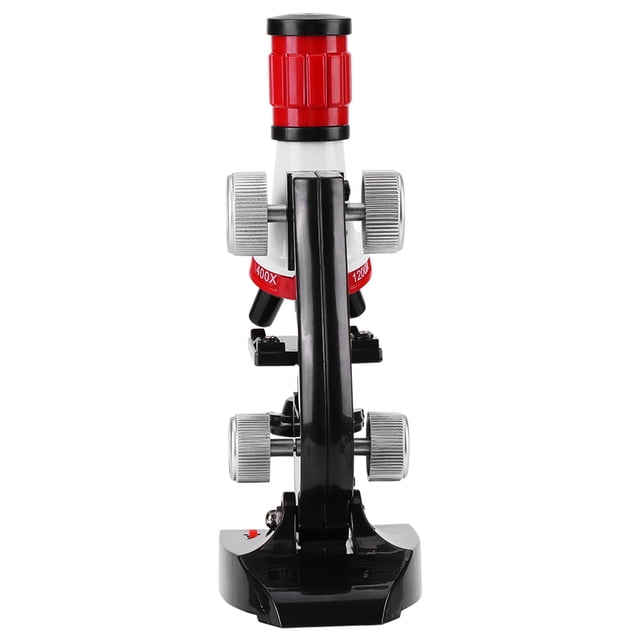 Juguete Educativo Para Niones, Microscopio Monocular Biológico Conumo de 100X, 400X, 1200X, LUZ LED, Explora La Naturaleza