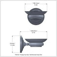 thumbnail image 2 of Prestige Que New Collection Wall Mounted Soap Dish in Matte Black, 2 of 3