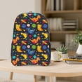 thumbnail image 5 of Kdxio Dinosaurs in Space Clear Backpack, Transparent Bookbag for School for Women Men, Capacity Clear Bag for College, Travel, 5 of 7
