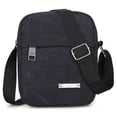 thumbnail image 1 of Bolso de Hombre Bolso de Mensajero de Hombro Bolso de Lona Informal Bolso de Hombre Mochila Bolso PequeñO Bolso de TeléFono MóVil - Negro, 1 of 6