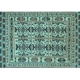 thumbnail image 1 of Ahgly Company Indoor Rectangle Southwestern Light Blue Country Area Rugs, 2' x 5', 1 of 4