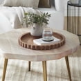 thumbnail image 2 of My Texas House Natural Mango Wood Round Decorative Tray, 16" x 2", 2 of 5