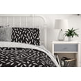 thumbnail image 4 of Little Seeds Feathers 7 Piece Bedding Set, Full, White/Black, 4 of 9
