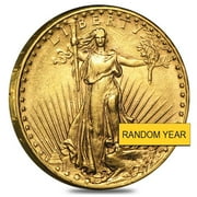 U.S. MINT $20 Gold Double Eagle Saint Gaudens - Almost Uncirculated AU (Random Year)