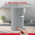 thumbnail image 5 of Holstein Housewares Personal Single Serve Coffee Maker Grey Includes 14Oz. Stainless Steel Interior Thermal Travel Mug, 5 of 8