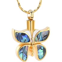Butterfly Cremation Urn Necklace for Ashes - Human Memorial Keepsake Jewelry Ashes Memory Jewelry Women Keepsake Bereavement Gift for A Loss of the Loved One