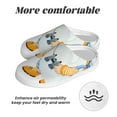 thumbnail image 6 of Goofa Gnome Camping Fishing Print Womens Mens Cotton Lightweight House Slippers , Washable Home Slippers,Indoor Comfy Bedroom Cozy Slippers-46/47, 6 of 7