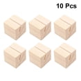 thumbnail image 2 of 10 soportes de madera para fotos, cuadrados, hechos a mano (3 x 3 x 3 cm), 2 of 3