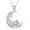 March, variant on Turtle Birthstone Necklace Ocean Turtle Pendant Necklace Jewelry Gift for Her Women