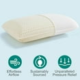 100 Natural Talalay Latex Sleeping Bed Pillow Luxury Soft Queen Size