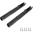 thumbnail image 5 of Juego de 2 soportes de estante plegables de metal para montaje en pared, soporte de estante de pared industrial, soporte plegable para banco de trabajo, garaje, cocina, 5 of 5