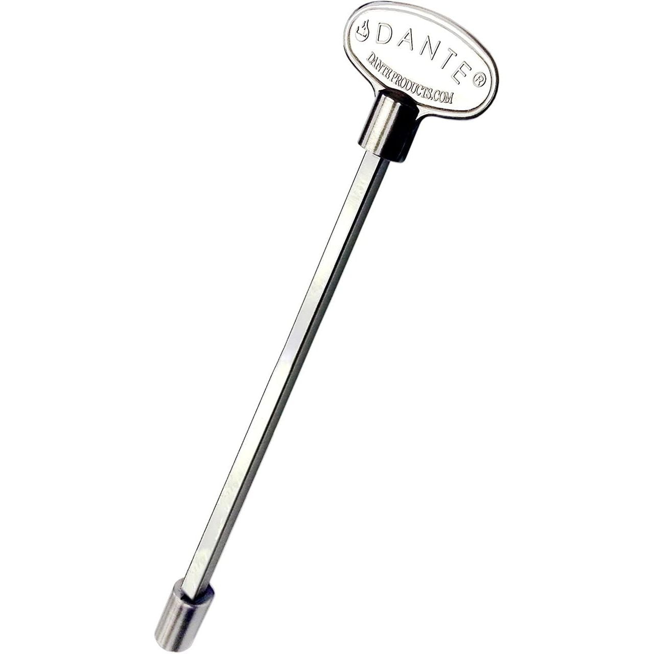 Dante 8" Carded Universal Gas Valve Key Chrome