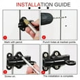 thumbnail image 5 of 2 Pack Spring Loaded Latch Sliding Lock, Used for Automatic Door Closing Barrel Latch Automatic Sliding Door Lock, 5 of 5