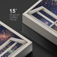 thumbnail image 4 of wall26 Canvas Print Wall Art Window View Vibrant 4th of July Firework Sky Celebrations &amp; Holidays Nature Photography Realism Landscape Colorful Multicolor for Living Room, Bedroom, Office - 32&qu, 4 of 5