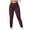 Wine., variant on Akafmk Womens Cargo Pants,Hiking Pants for Outdoor,High Waist Slim-Leg Pants Solid Color Long Trousers Outdoor Lightweight Stretch Casual Travel Work Trousers with Pockets