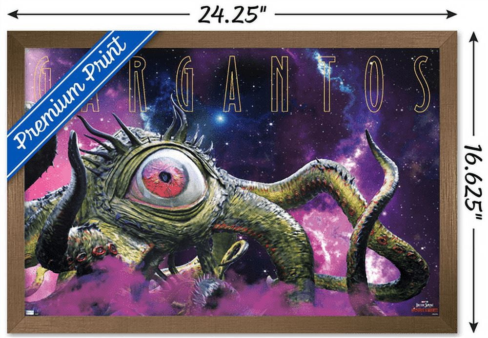 Marvel Doctor Strange in the Multiverse of Madness - Gargantos Wall Poster, 14.725" x 22.375", Framed
