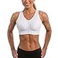 thumbnail image 3 of ENELL Women's Lite Full Coverage Sports Bra (101),7,White, 3 of 4
