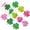 #267-Multicolor, variant on Cheapark 500-Pack 1.5 Inch St. Patrick's Day Four-Leaf Clover Stickers - Self-Adhesive Decor for Gifts, Crafts and Party Spaces