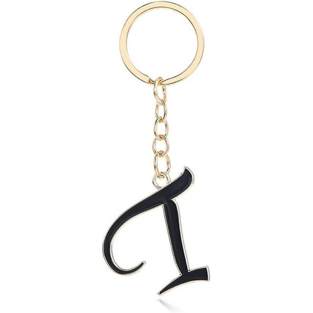 Letter Keychain,26 Letters A-Z Decorative Letter Keychain,Name Keychain for Women Girls Men Teenager Gift