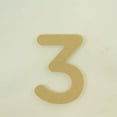 thumbnail image 1 of Package of 1, "3" 10 Inch X 3/4" MDF Numbers In The Gotham Rounded Font | Thick For Art & Craft Project, Made in USA, 1 of 1