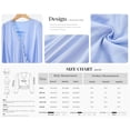 thumbnail image 3 of PRETTYGARDEN Women's Business Casual V Neck Wrap Blouse Lace Trim Soft Crop Tops, Smocked Waist Long Sleeve Shirts, Dressy Casual Office Work Going Out Outfits, Fall Clothes, 3 of 9
