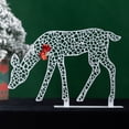 thumbnail image 4 of Christmas Bow Glowing Deer Home Iron Desktop Decoration Christmas Decorations, 4 of 7