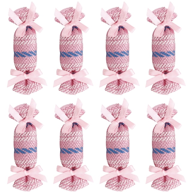 8 Uds. De juguete para mascotas de caramelo, tela creativa con forma de caramelo, juguete interactivo para masticar gatos, hierba gatera MFZFUKR BST3000605-3